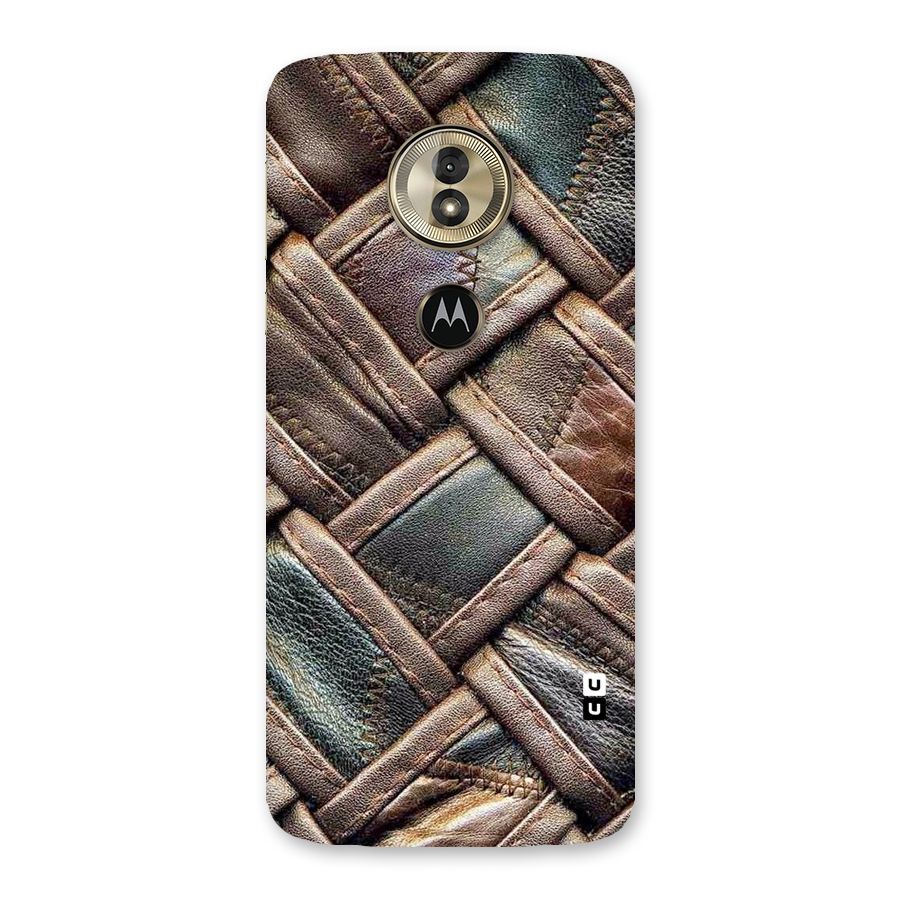 Classic Leather Belt Design Back Case for Moto G6 Play