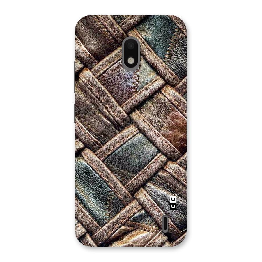 Classic Leather Belt Design Back Case for Nokia 2.2