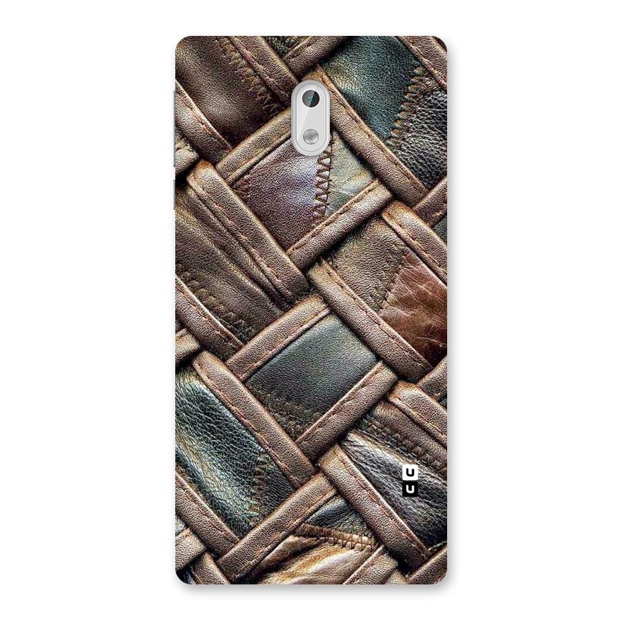 Classic Leather Belt Design Back Case for Nokia 3