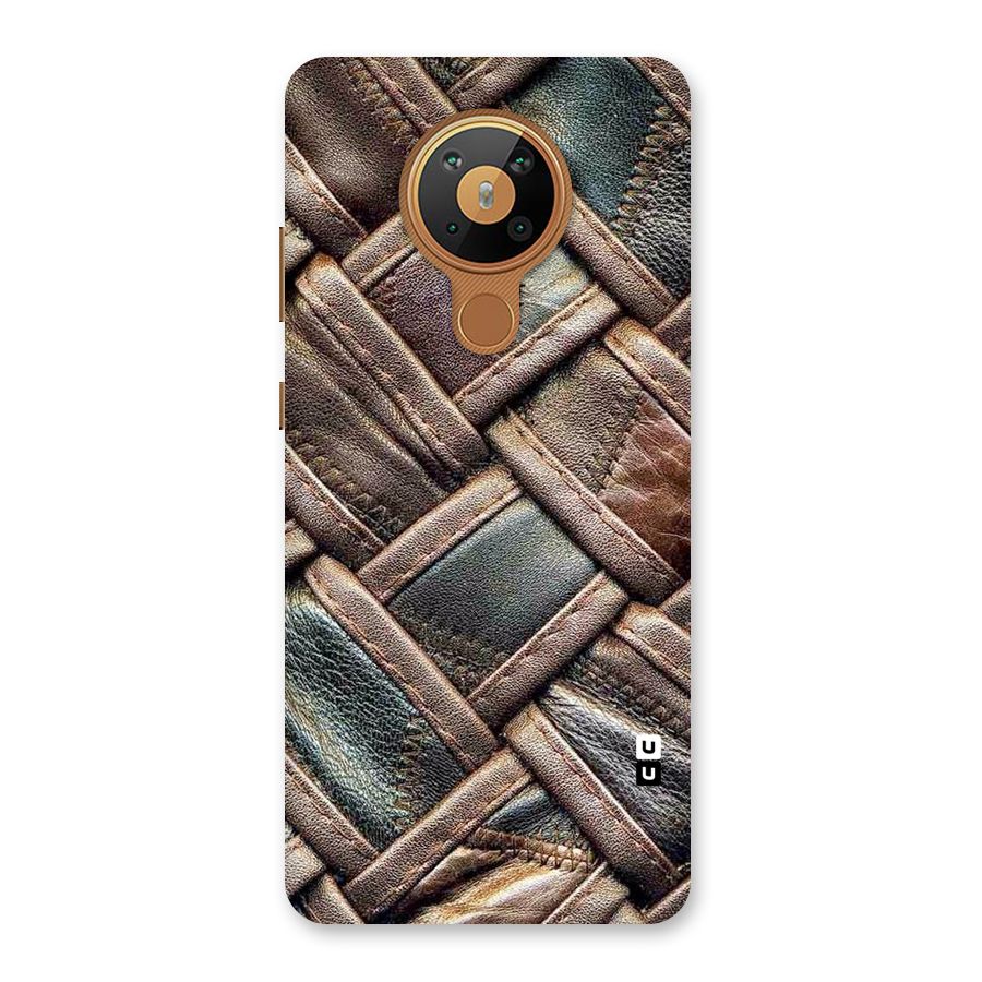 Classic Leather Belt Design Back Case for Nokia 5.3