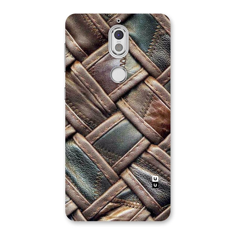 Classic Leather Belt Design Back Case for Nokia 7