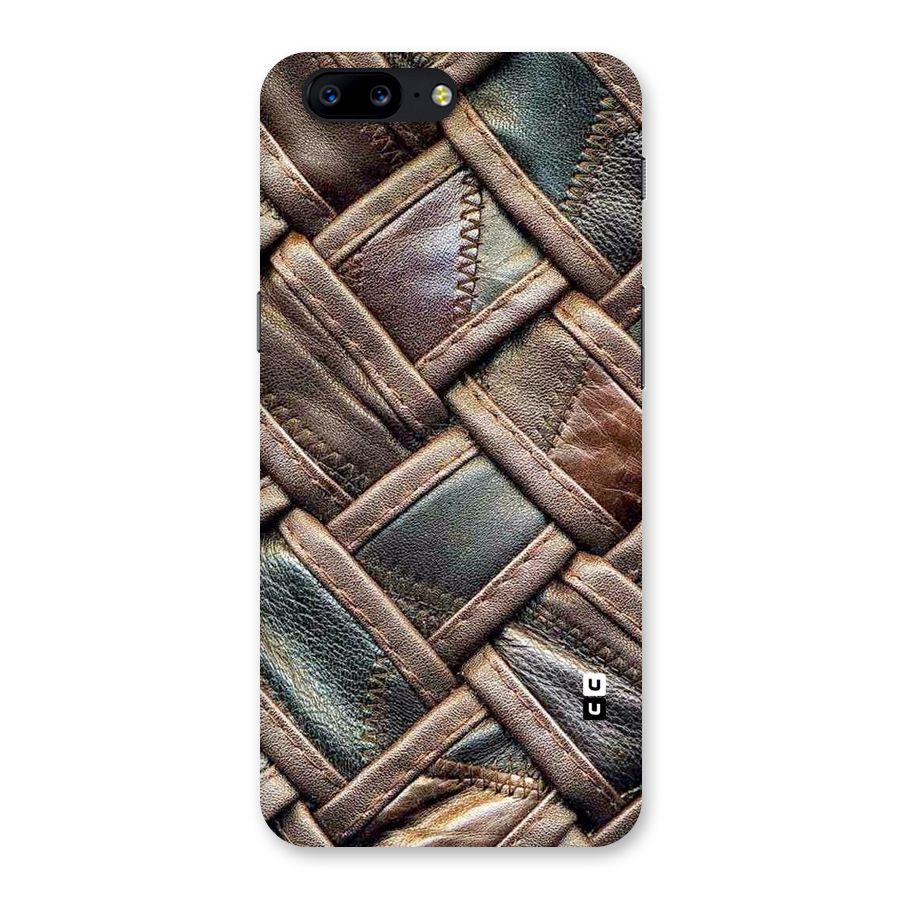 Classic Leather Belt Design Back Case for OnePlus 5