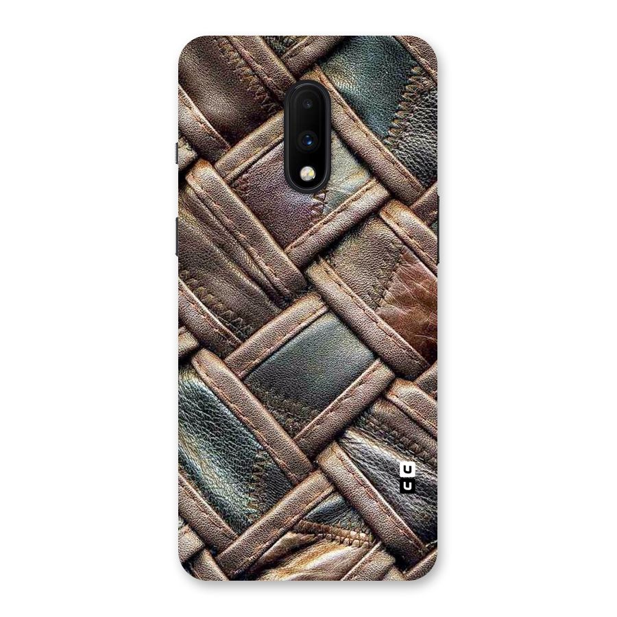 Classic Leather Belt Design Back Case for OnePlus 7