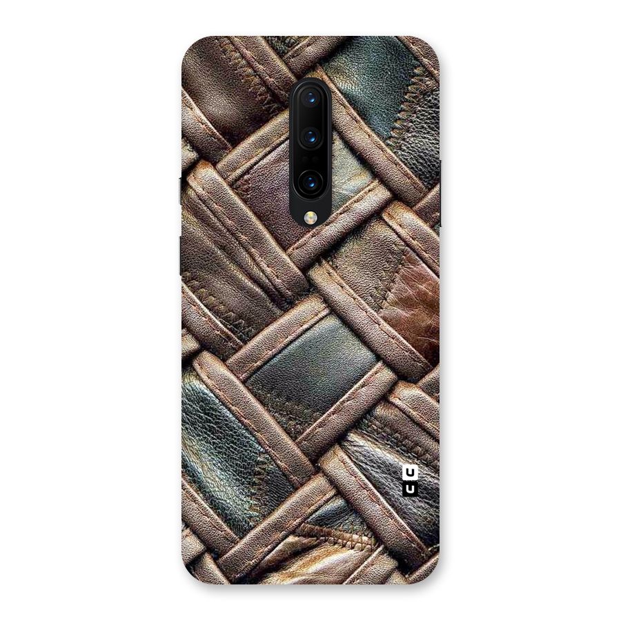 Classic Leather Belt Design Back Case for OnePlus 7 Pro