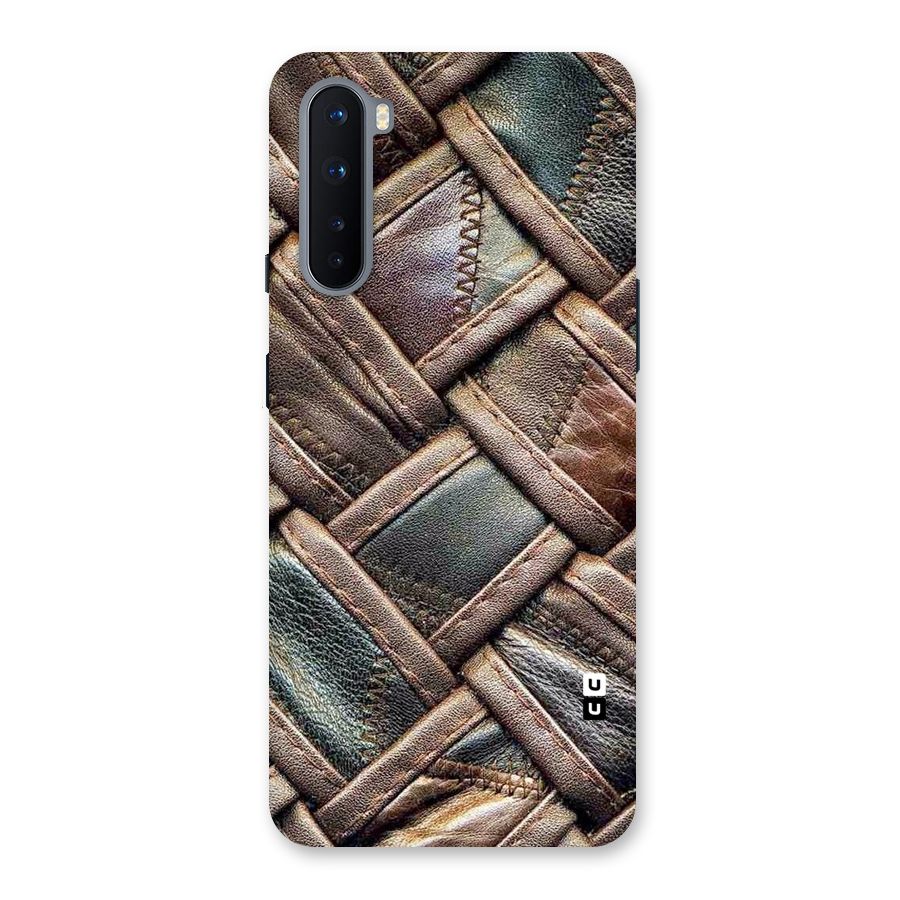 Classic Leather Belt Design Back Case for OnePlus Nord