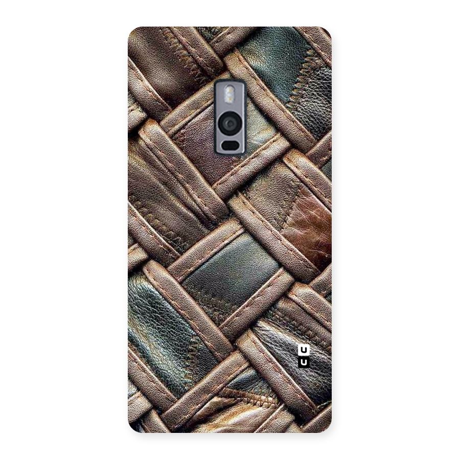 Classic Leather Belt Design Back Case for OnePlus Two