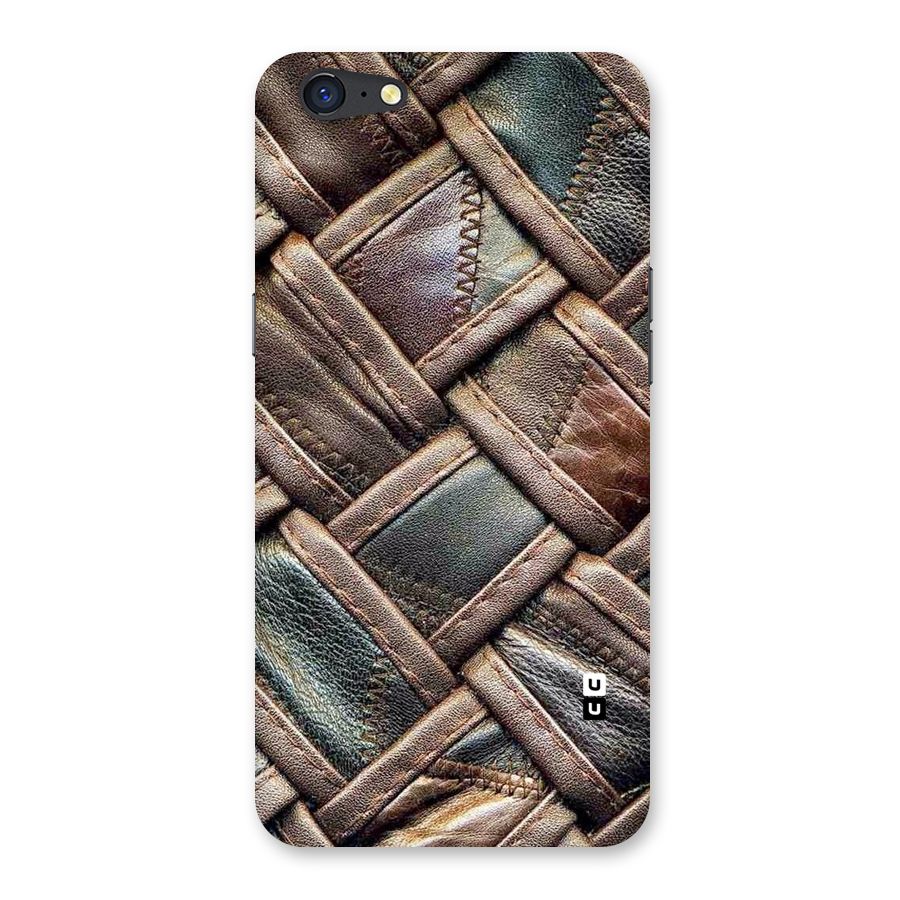 Classic Leather Belt Design Back Case for Oppo A71