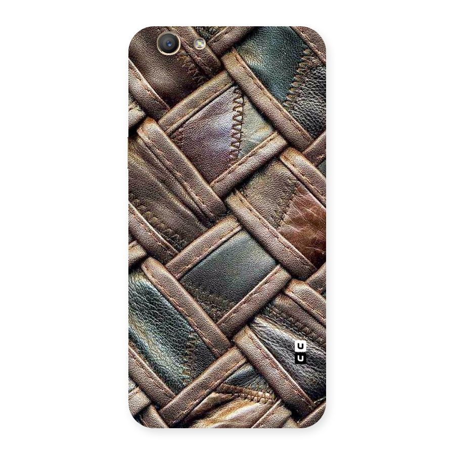 Classic Leather Belt Design Back Case for Oppo F1s