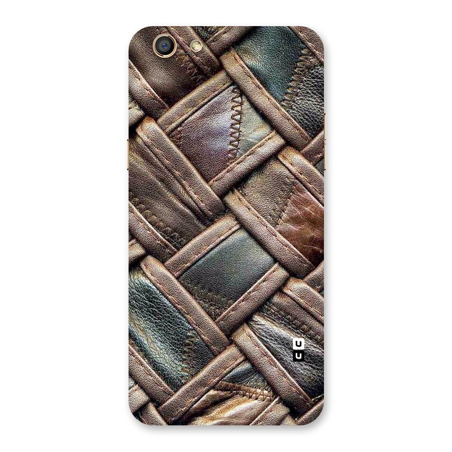 Classic Leather Belt Design Back Case for Oppo F3