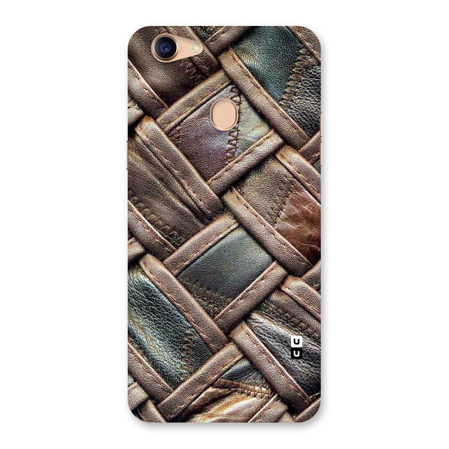 Classic Leather Belt Design Back Case for Oppo F5