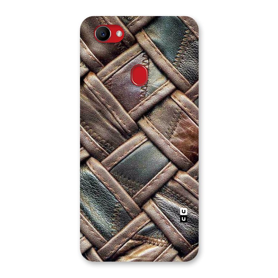 Classic Leather Belt Design Back Case for Oppo F7