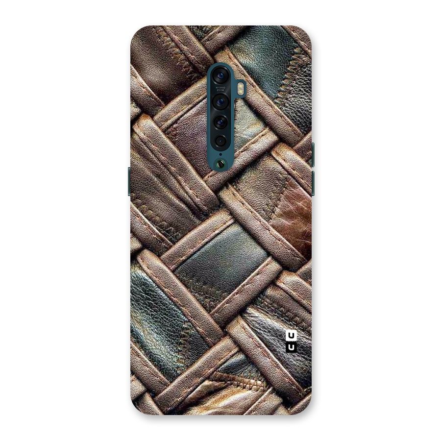 Classic Leather Belt Design Back Case for Oppo Reno2