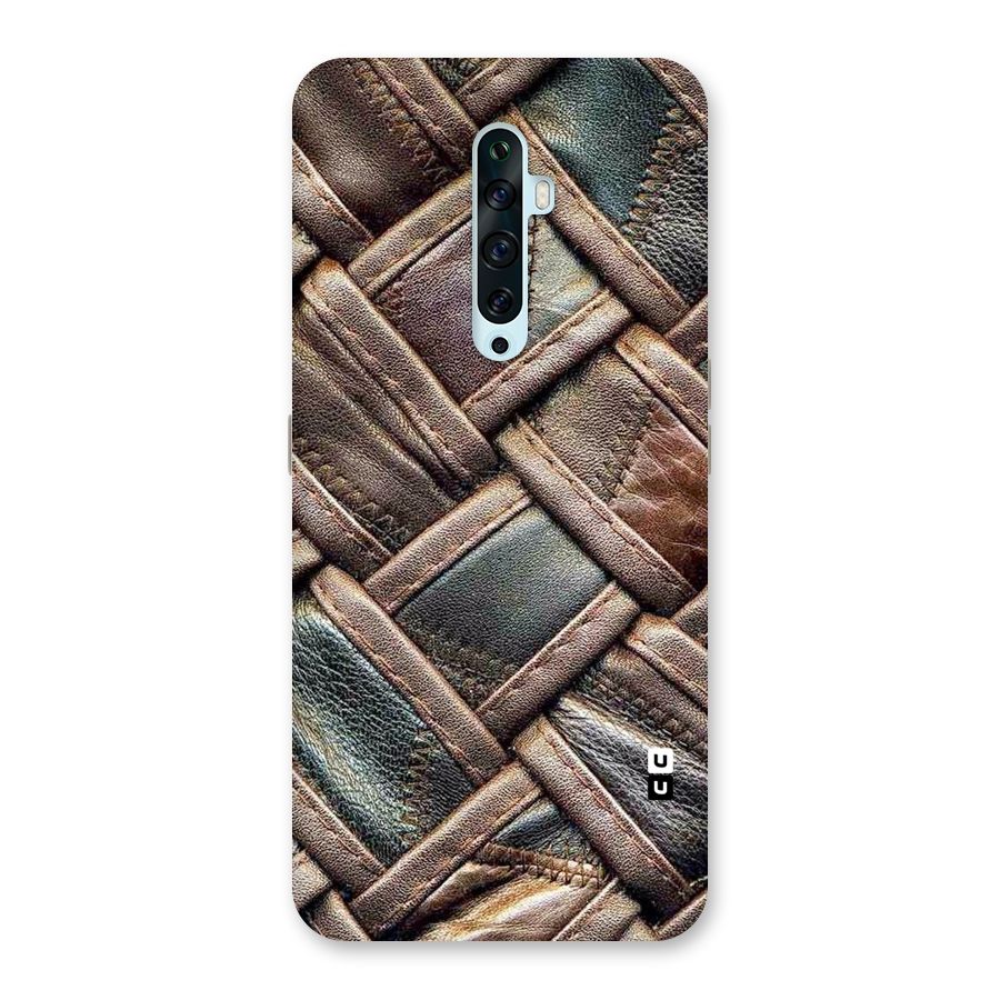 Classic Leather Belt Design Back Case for Oppo Reno2 F
