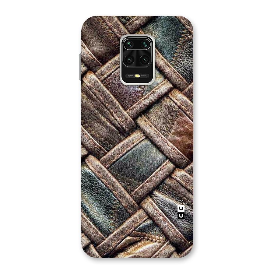 Classic Leather Belt Design Back Case for Poco M2 Pro
