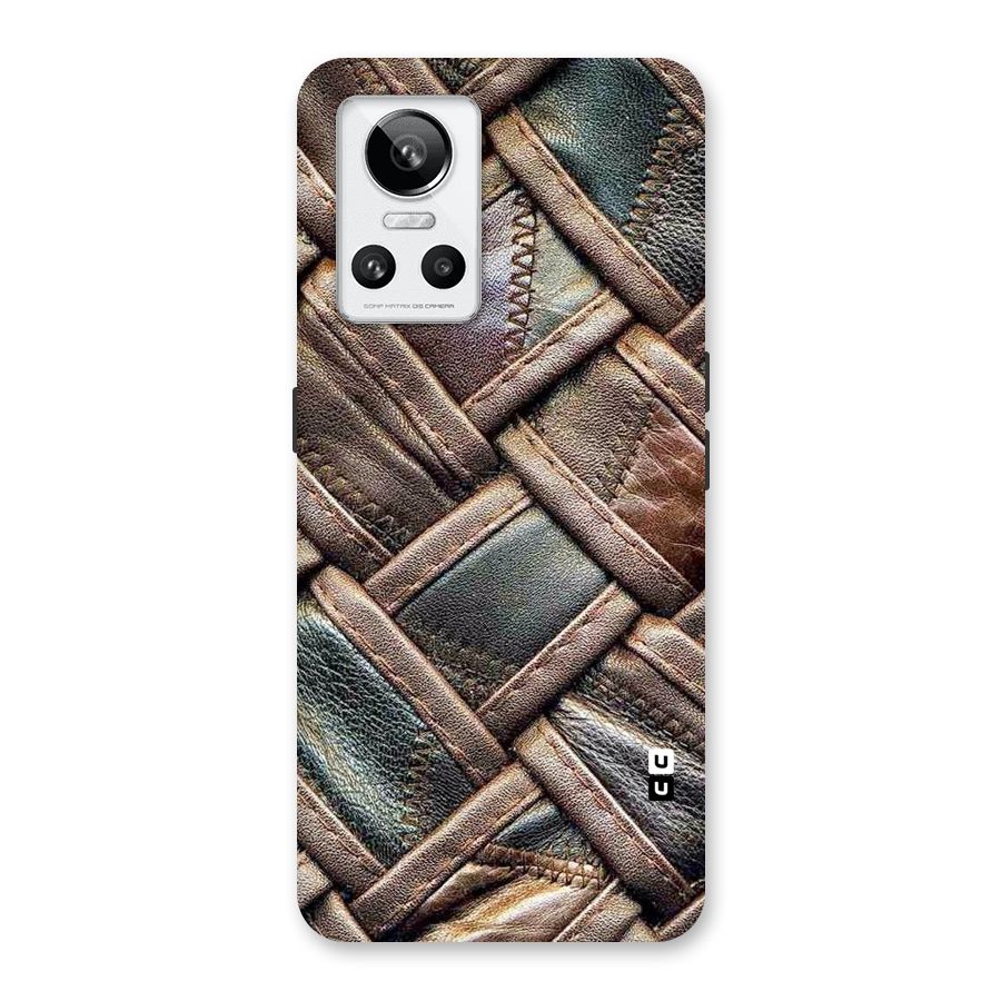 Classic Leather Belt Design Back Case for Realme GT Neo 3
