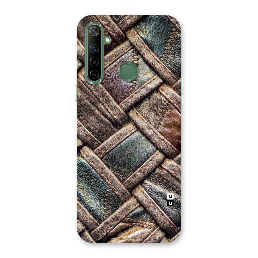Classic Leather Belt Design Back Case for Realme Narzo 10