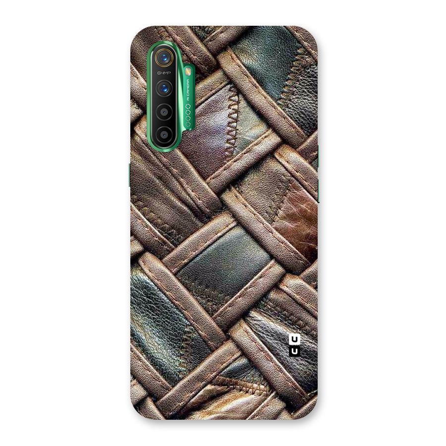 Classic Leather Belt Design Back Case for Realme X2