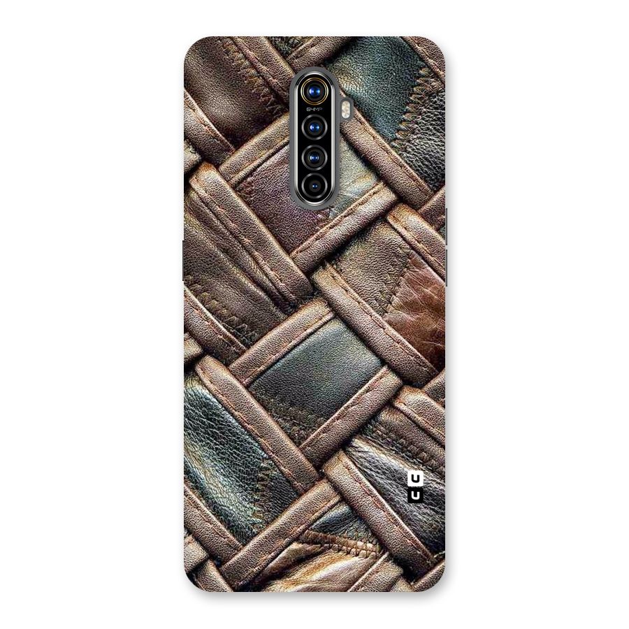 Classic Leather Belt Design Back Case for Realme X2 Pro