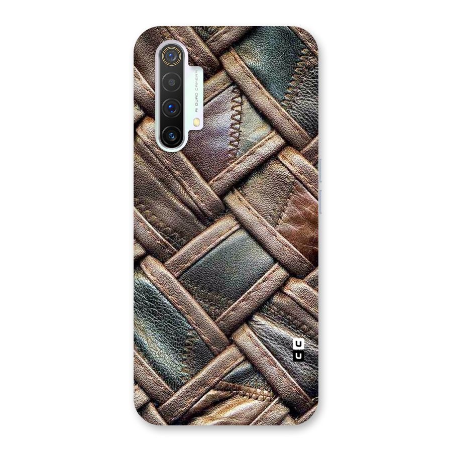 Classic Leather Belt Design Back Case for Realme X3 SuperZoom