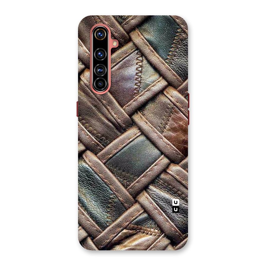 Classic Leather Belt Design Back Case for Realme X50 Pro