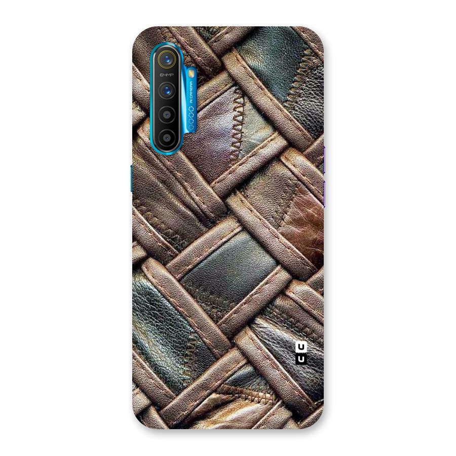 Classic Leather Belt Design Back Case for Realme XT