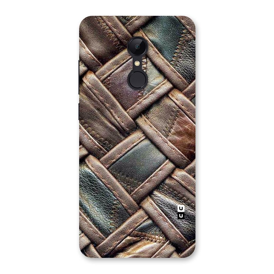 Classic Leather Belt Design Back Case for Redmi 5