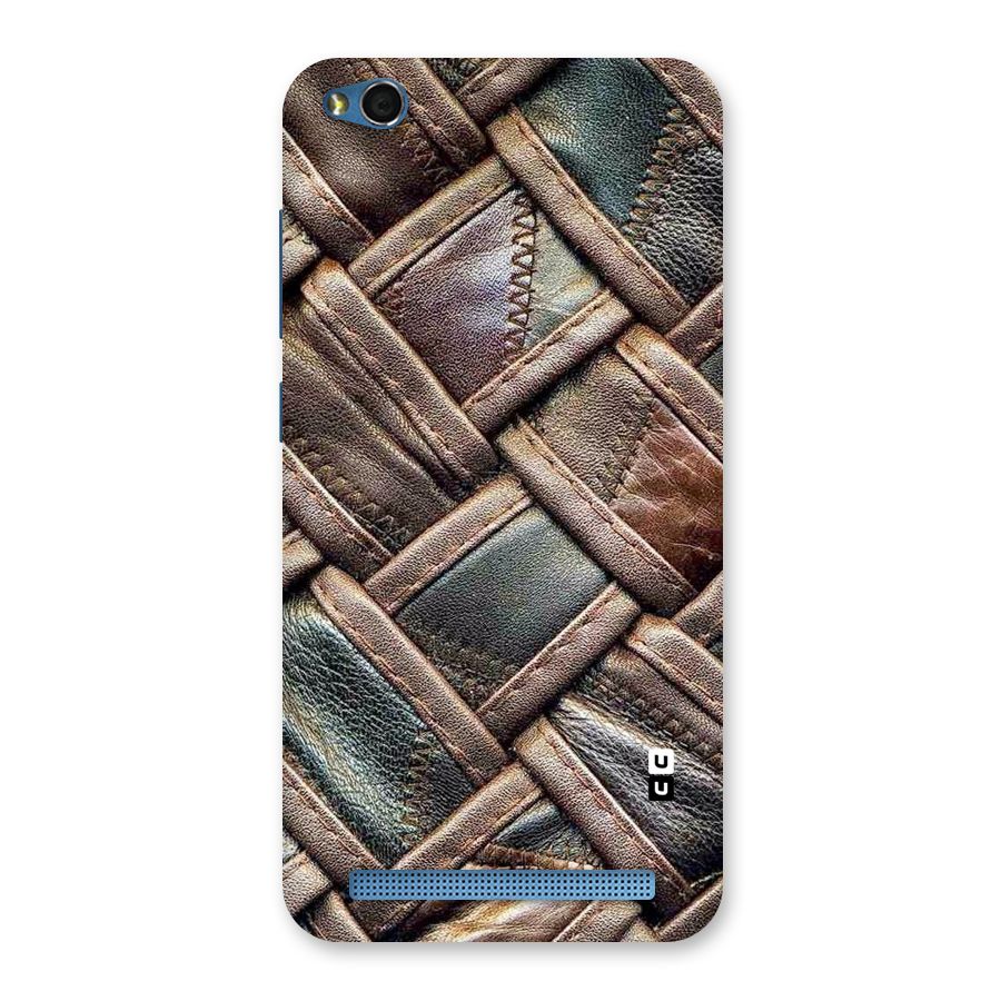 Classic Leather Belt Design Back Case for Redmi 5A