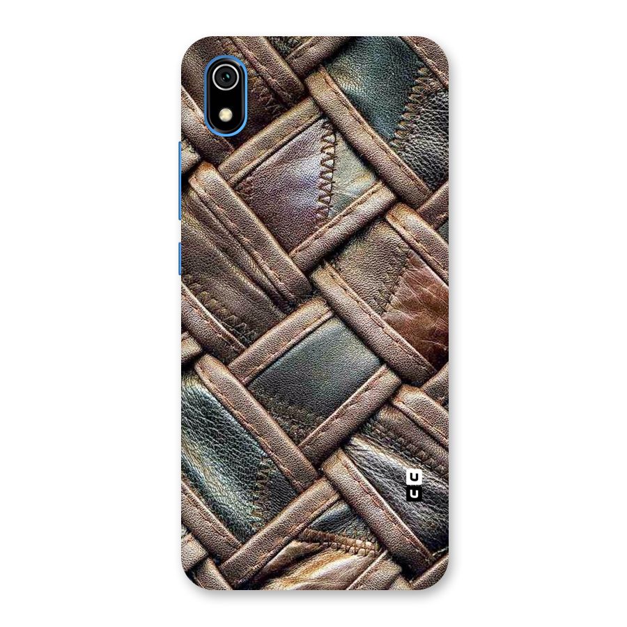 Classic Leather Belt Design Back Case for Redmi 7A