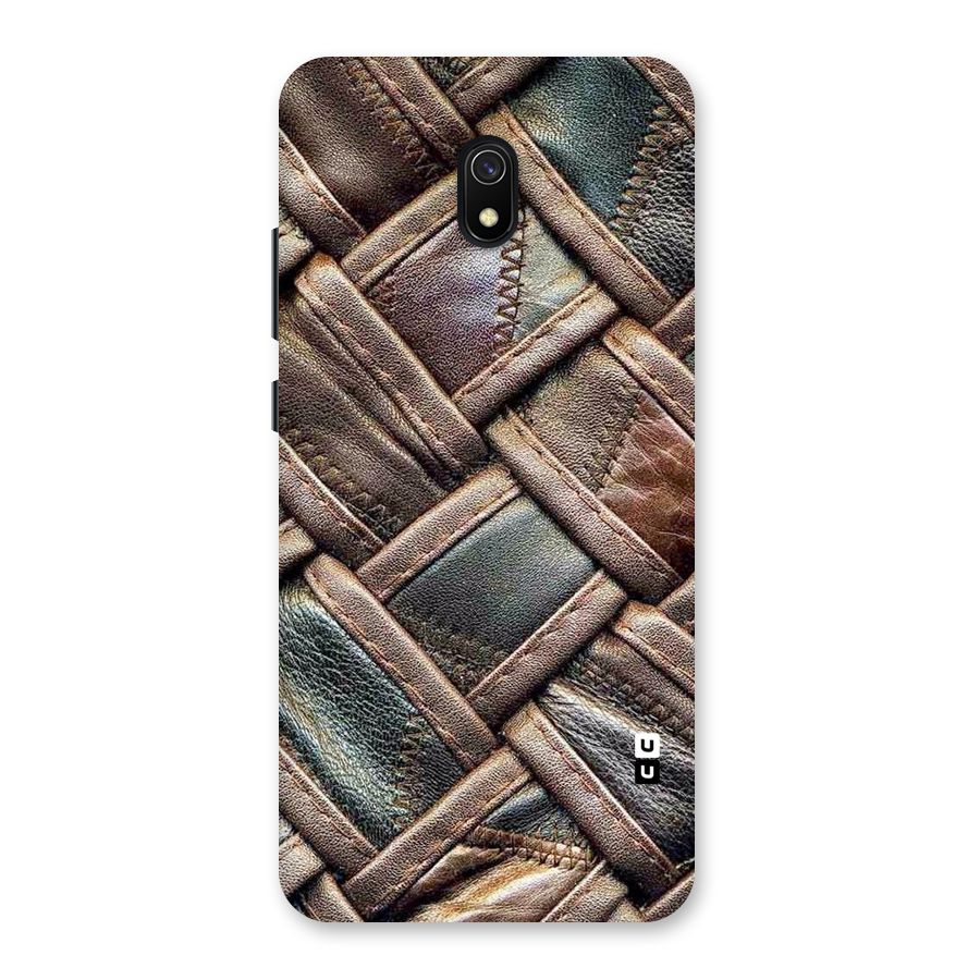 Classic Leather Belt Design Back Case for Redmi 8A