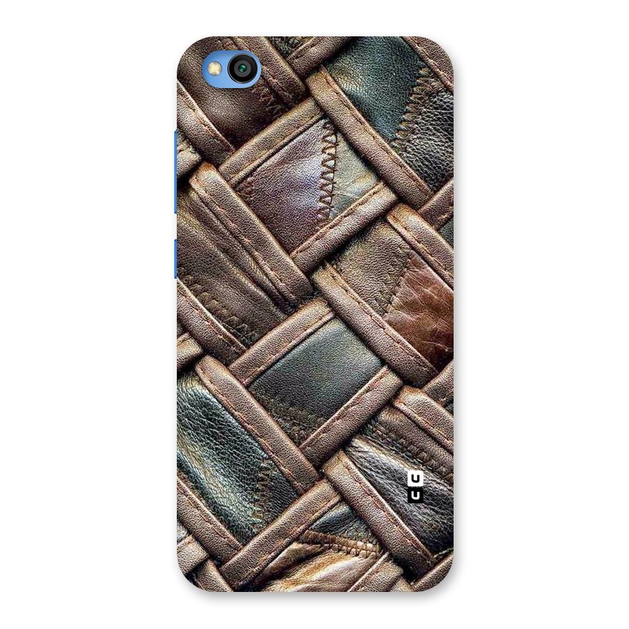 Classic Leather Belt Design Back Case for Redmi Go