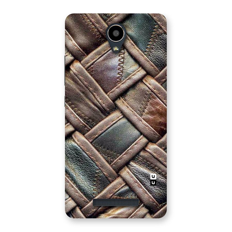 Classic Leather Belt Design Back Case for Redmi Note 2
