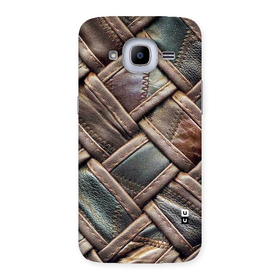 Classic Leather Belt Design Back Case for Samsung Galaxy J2 2016