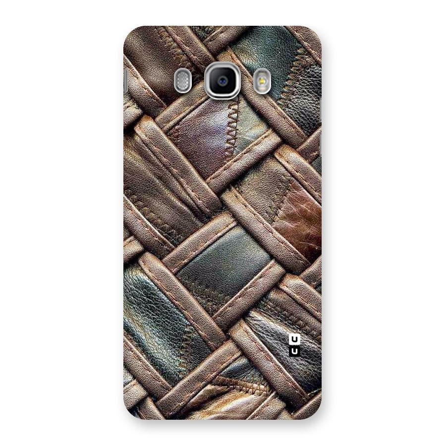 Classic Leather Belt Design Back Case for Samsung Galaxy J5 2016