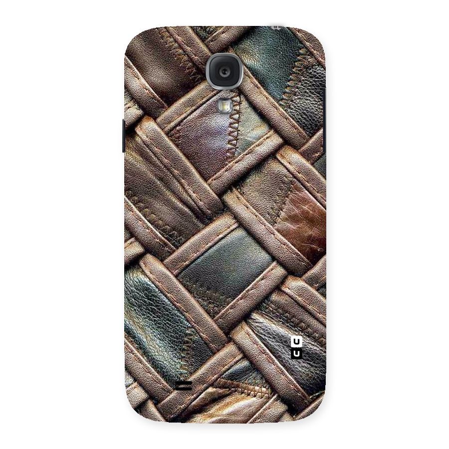 Classic Leather Belt Design Back Case for Samsung Galaxy S4