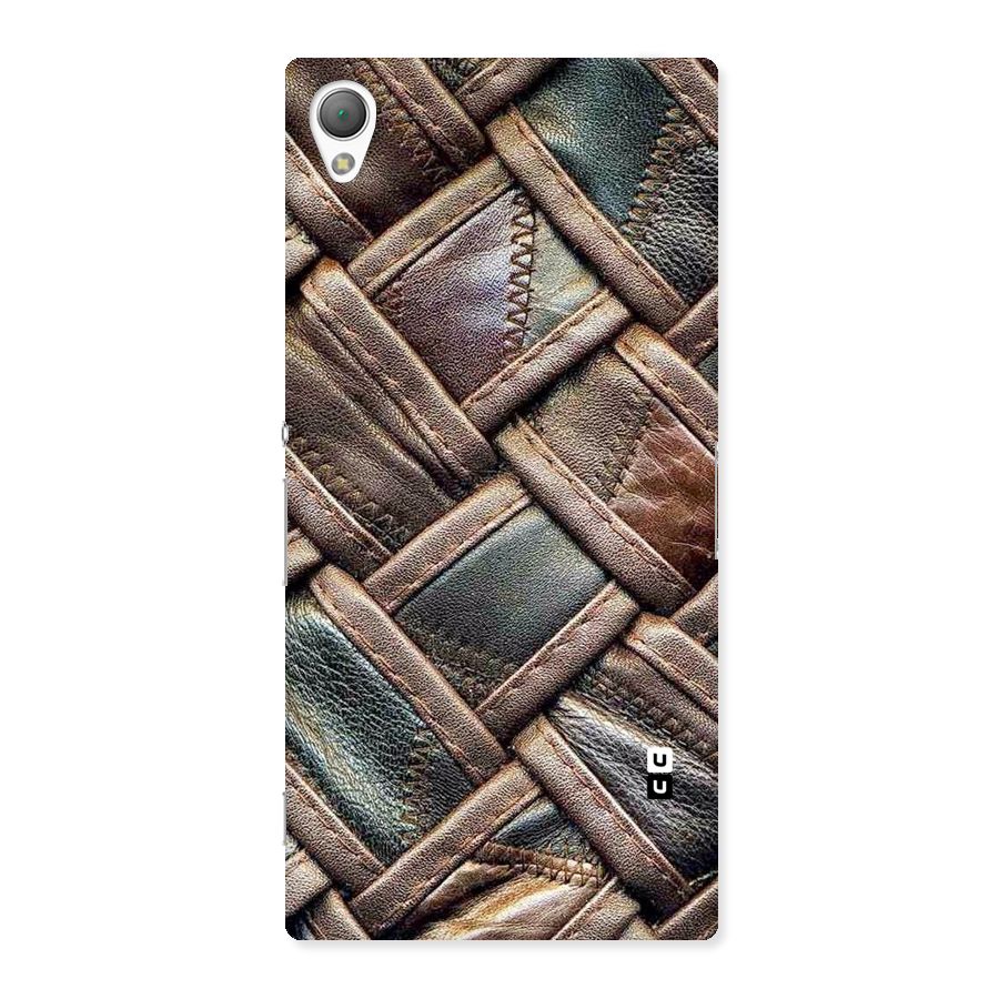 Classic Leather Belt Design Back Case for Sony Xperia Z3