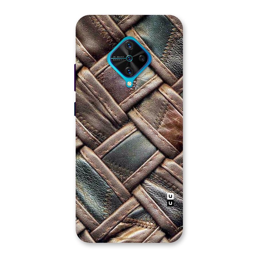 Classic Leather Belt Design Back Case for Vivo S1 Pro