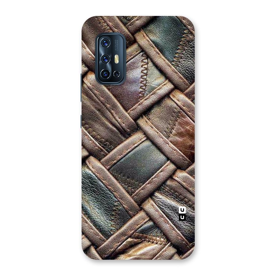 Classic Leather Belt Design Back Case for Vivo V17