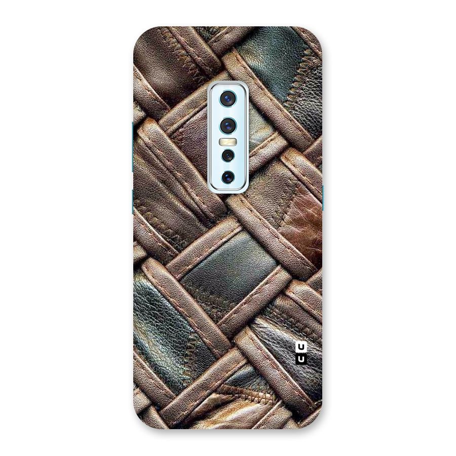 Classic Leather Belt Design Back Case for Vivo V17 Pro