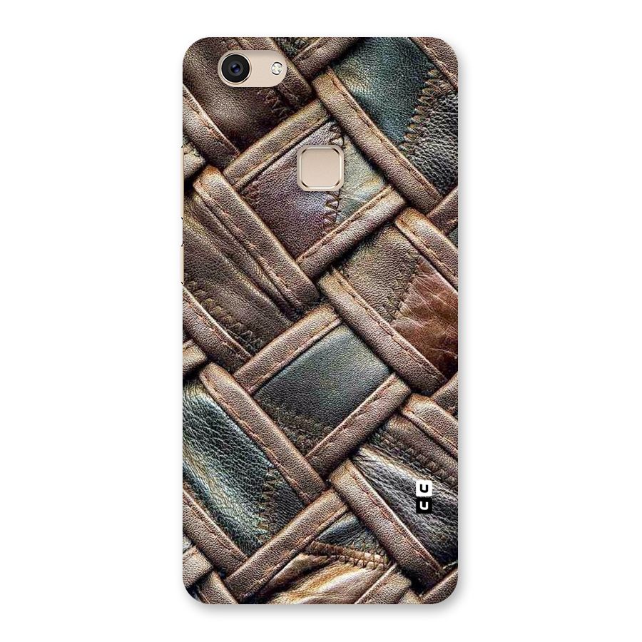 Classic Leather Belt Design Back Case for Vivo V7