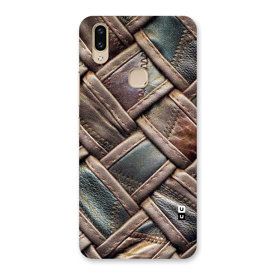 Classic Leather Belt Design Back Case for Vivo V9 Youth