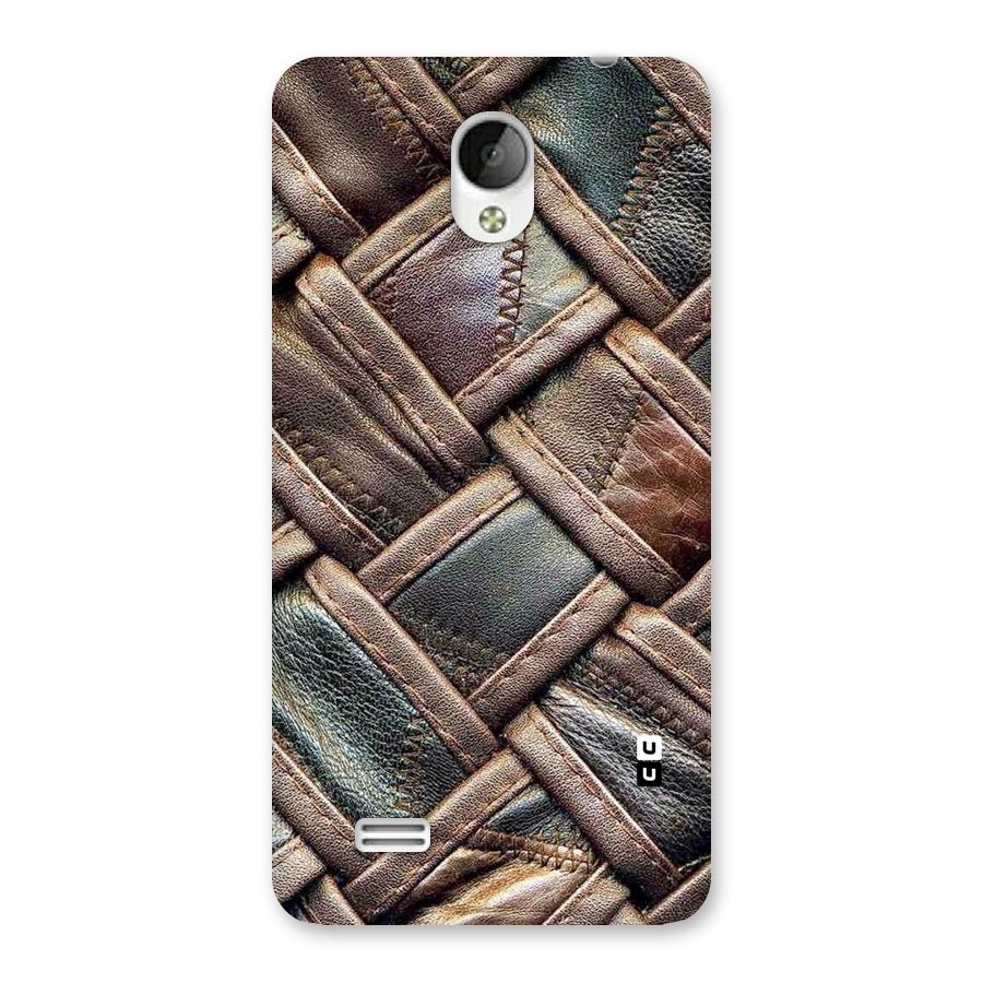 Classic Leather Belt Design Back Case for Vivo Y21