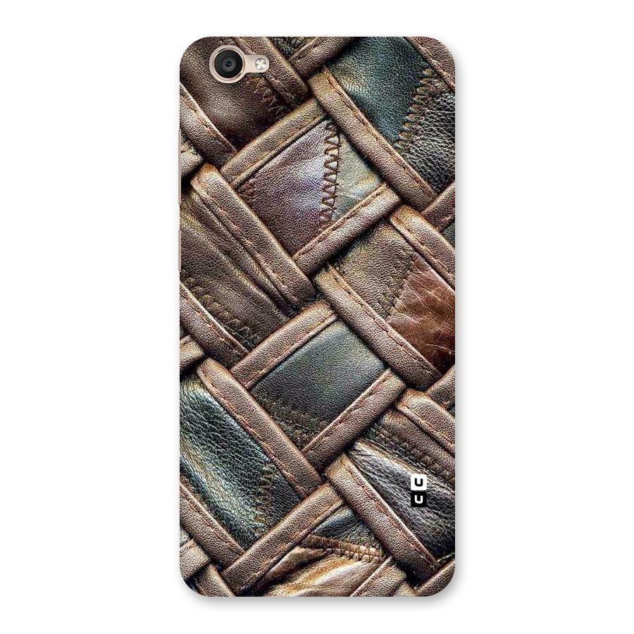 Classic Leather Belt Design Back Case for Vivo Y55s