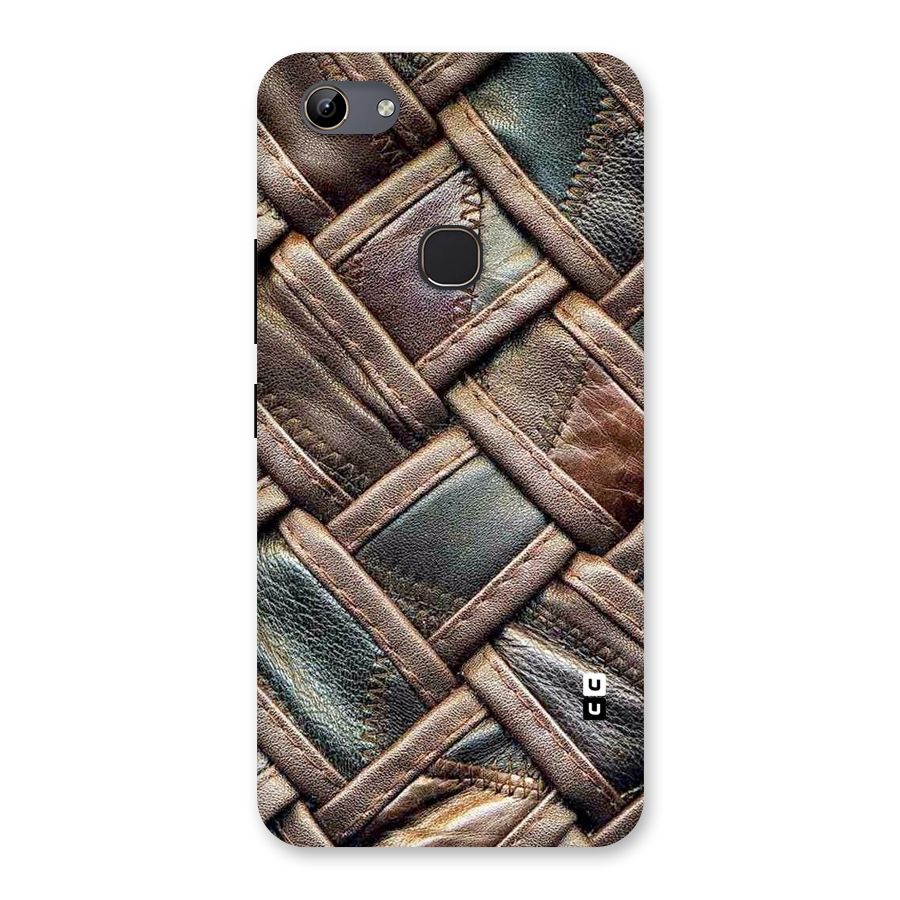 Classic Leather Belt Design Back Case for Vivo Y81