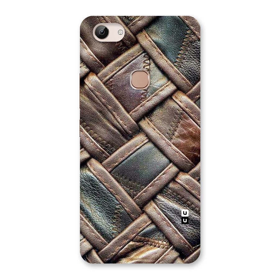 Classic Leather Belt Design Back Case for Vivo Y83
