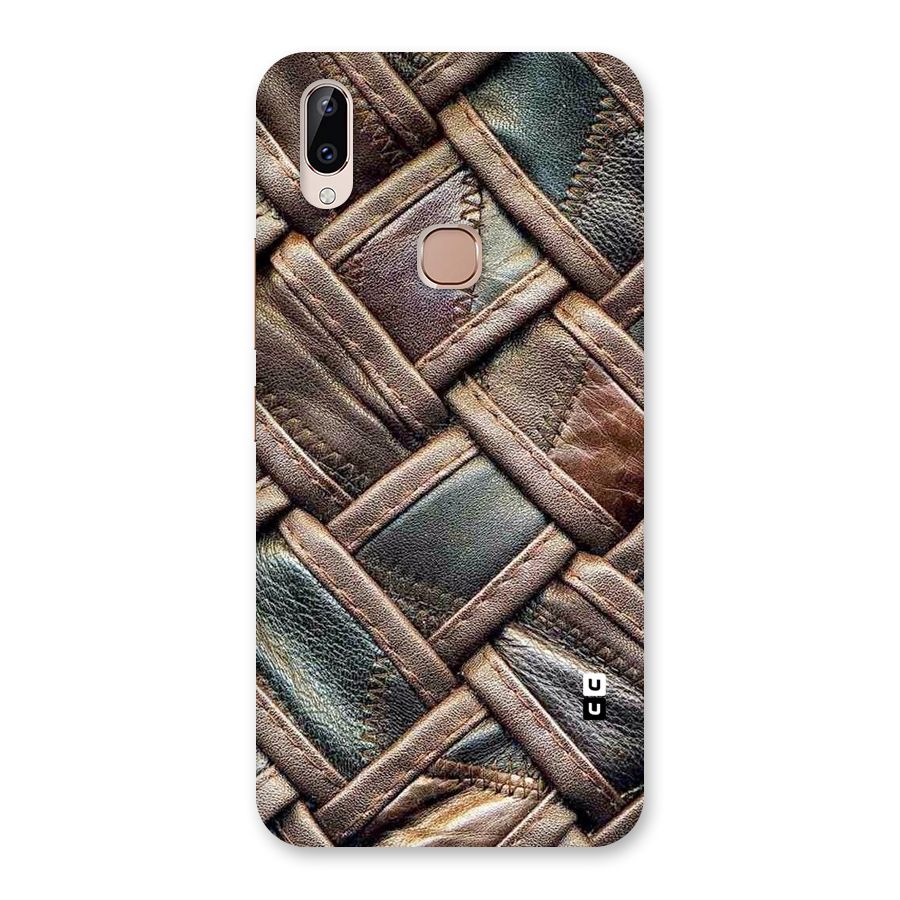 Classic Leather Belt Design Back Case for Vivo Y83 Pro