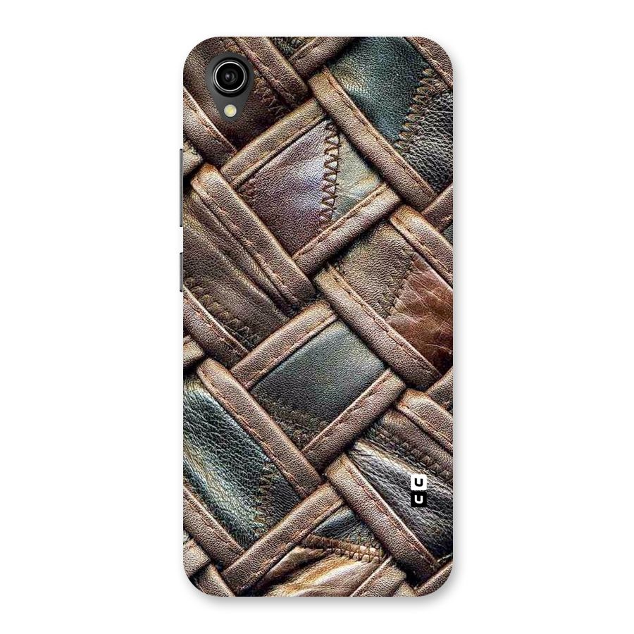 Classic Leather Belt Design Back Case for Vivo Y90