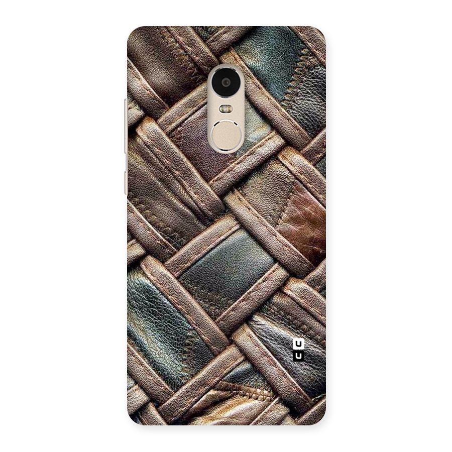 Classic Leather Belt Design Back Case for Xiaomi Redmi Note 4