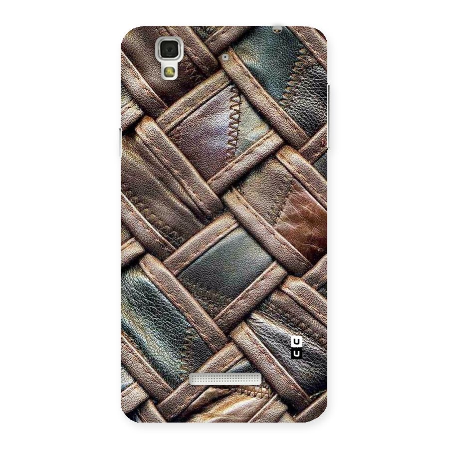 Classic Leather Belt Design Back Case for Yu Yureka