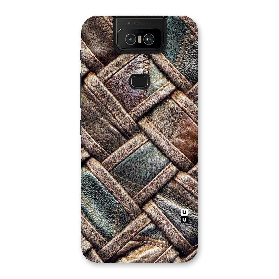 Classic Leather Belt Design Back Case for Zenfone 6z