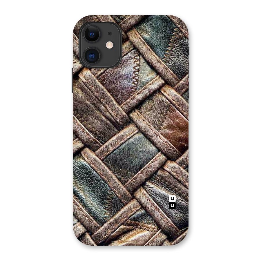 Classic Leather Belt Design Back Case for iPhone 11